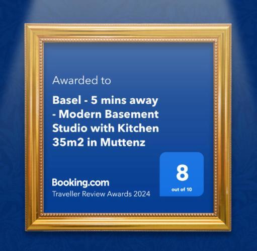 Basel - 5 Mins Away - Modern Basement Studio With Kitchen 35M2 In Muttenz Eksteriør billede